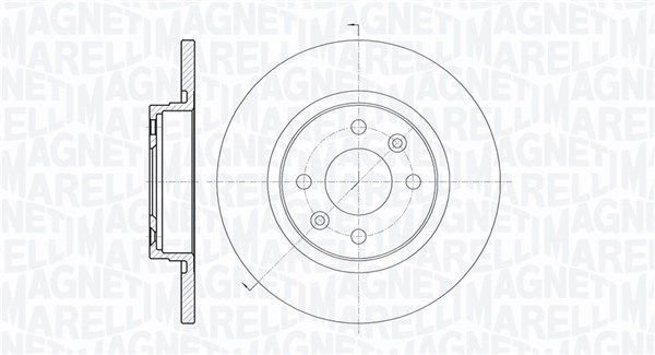 MAGNETI MARELLI Bremžu diski 361302040327